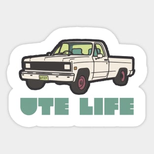 Ute Life Sticker